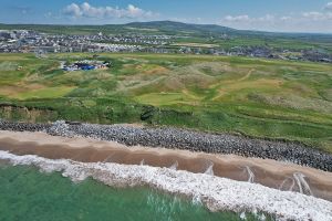 Ballybunion (Old) 10th Back Ocean Aerial